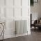 Milano Esme - Horizontal Aluminium Traditional Column Radiator - 600mm Tall - Choice of Finish and Size