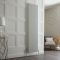 Milano Esme - White Vertical Aluminium Traditional Column Radiator - 1800mm x 450mm (Double Column)