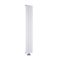 Milano Skye - Aluminium White Vertical Designer Radiator - 1600mm x 280mm