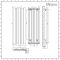 Milano Motus - Aluminium Anthracite Vertical Designer Radiator - 1600mm x 550mm (Single Panel)