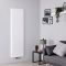 Milano Skye - Aluminium White Vertical Designer Radiator - 1800mm x 565mm