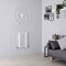 Milano Aruba Ayre - Aluminium White Horizontal Designer Radiator - 600mm x 410mm (Double Panel)