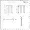Milano Aruba Ayre - Aluminium White Horizontal Designer Radiator - 600mm x 590mm (Double Panel)