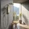 Aquas Well - 9.5kW Electric Shower with Head and Riser Rail Kit - Choice of Finish