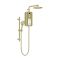 Aquas Nuva - 9.5kW Electric Shower with Head and Riser Rail Kit - Choice of Finish
