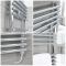 Milano Arno Electric - Chrome Bar on Bar Heated Towel Rail - Choice of Size and Heating Element