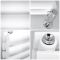 Milano Aruba - White Horizontal Designer Radiator - 354mm x 1780mm (Double Panel)