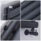 Milano Aruba - Anthracite Horizontal Designer Radiator - 236mm x 1400mm (Double Panel)