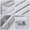 Milano Aruba - White Horizontal Designer Radiator - 354mm x 1400mm (Double Panel)