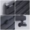 Milano Aruba - Anthracite Horizontal Designer Radiator - 354mm x 1400mm (Single Panel)