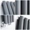 Milano Aruba Slim - Anthracite Space-Saving Vertical Designer Radiator - 1780mm x 236mm (Double Panel)