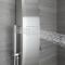 Milano Select - Modern Exposed Thermostatic Shower Tower Panel with Large Shower Head, Hand Shower and Body Jets - Chrome