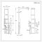 Milano Select - Modern Exposed Thermostatic Shower Tower Panel with Large Shower Head, Hand Shower and Body Jets - Chrome