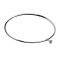 Milano Elizabeth - Traditional Round Wall Mounted Shower Curtain Ring - Chrome
