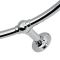 Milano Elizabeth - Traditional Round Wall Mounted Shower Curtain Ring - Chrome