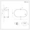Milano Elizabeth - Traditional Ceiling Mounted Shower Curtain Ring - Chrome