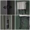 Milano Elizabeth - High Level Toilet Flush Kit - Black