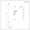 Milano Elizabeth - High Level Flush Pipe Kit - Chrome