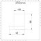 Milano Orno - Modern Tumbler Holder - Gun Metal Grey