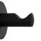 Milano Nero - Black Modern Wall Hung Robe Hook