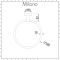 Milano Monet - Modern Towel Ring - Antique Brass