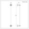 Milano Earlham - Art Deco 600mm Towel Rail - Choice of Finish