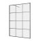 Milano Barq - 1950mm Wet Room Screen - Choice of Sizes and Hinged Return Panel
