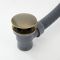 Milano Clarus - Modern Overflow Bath Filler and Waste - Aged Gold
