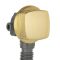 Milano Lyra - Modern Overflow Bath Filler and Waste - Brushed Brass