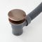 Milano Eris - Modern Overflow Bath Filler and Waste - Copper