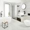 Milano Nero - Triple Thermostatic Shower Valve - Two Outlets - Black