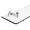 Milano Mirage - Modern Chrome Glass Bathroom Shelf