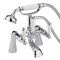 Milano Victoria - Traditional Lever Bath Shower Mixer Deck or Wall Mounted Tap - Chrome