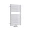Milano Via - White Central Connection Bar on Bar Heated Towel Rail - 835mm x 500mm