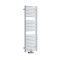 Milano Via - White Central Connection Bar on Bar Heated Towel Rail - 1200mm x 400mm