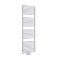 Milano Via - White Central Connection Bar on Bar Heated Towel Rail - 1520mm x 500mm