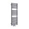 Milano Via - Anthracite Central Connection Bar on Bar Heated Towel Rail - 1215mm x 400mm