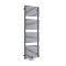 Milano Via - Anthracite Central Connection Bar on Bar Heated Towel Rail - 1520mm x 500mm