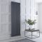Milano Windsor - Anthracite Vertical Traditional Column Radiator - 1800mm x 560mm (Triple Column)