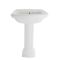 Milano Sandringham - Traditional 2 Tap-Hole Basin with Full Pedestal - 605mm