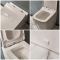 Milano Elswick - Modern Back to Wall Toilet with Soft Close Seat