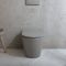 Milano Elements - Modern Round Back to Wall Toilet with Soft Close Seat - Choice of Finish