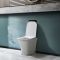 Milano Avenham - White Modern Back To Wall Toilet with Soft Close Seat