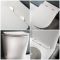 Milano Brunswick - White Modern Back To Wall Toilet with Soft Close Seat