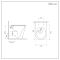 Milano Brunswick - White Modern Back To Wall Toilet with Soft Close Seat
