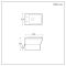 Milano Dalton - White Modern Back To Wall Toilet with Soft Close Seat