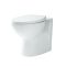 Milano Newby - White Modern Back To Wall Toilet with Soft Close Seat