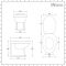 Milano Richmond - Traditional Back to Wall Toilet and Seat - Choice of Finish