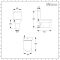 Milano Ballam - Modern Close Coupled Toilet with Soft Close Seat and Chrome Flush Button
