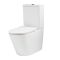 Milano Colby - Modern Close Coupled Toilet with Soft Close Seat - Choice of Flush Button Finish
